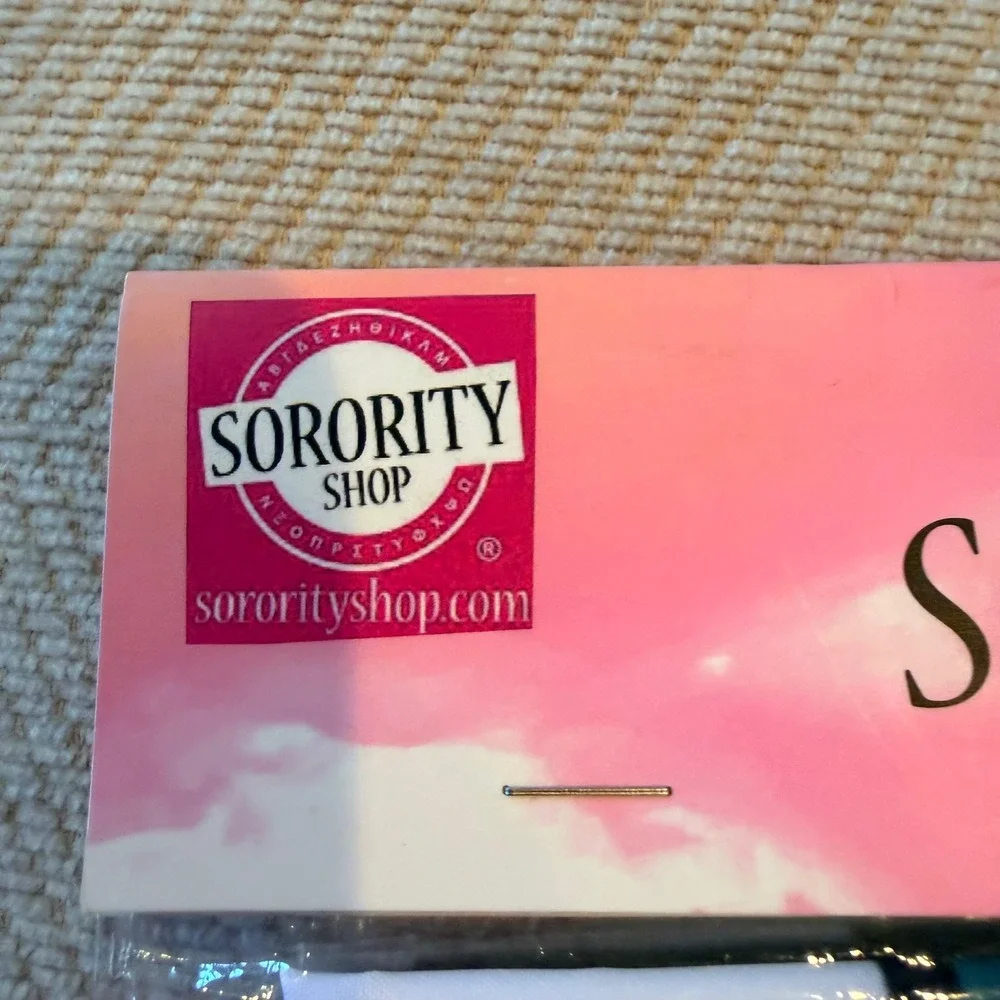Sorority Shop Alpha Chi Omega Succulent Floral Sorority Flag Women OS Pink White
